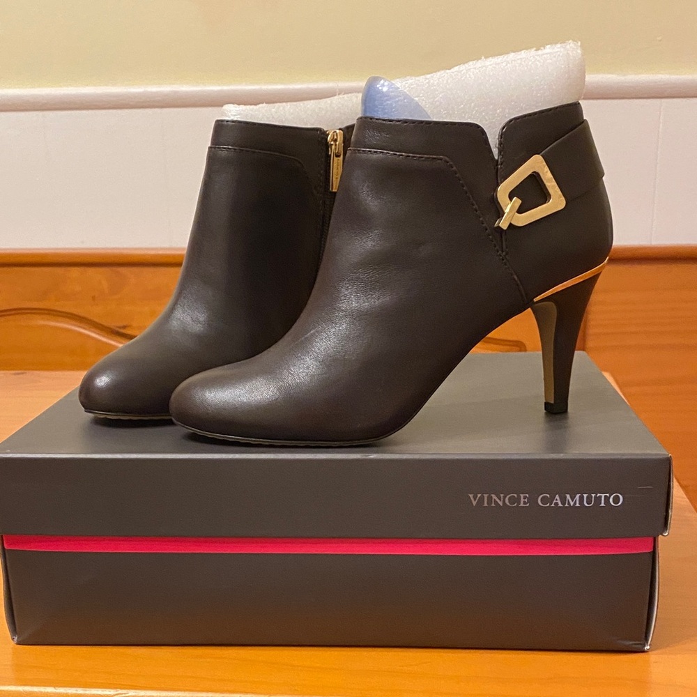 Vince Camuto Women's Brown Ankle Booties